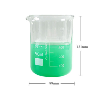 OEM-Glas-Messlaborationsbecher 500 ml anpassbar