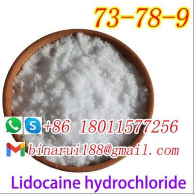 Lignocainhydrochlorid Feinchemische Zwischenprodukte Xilinahydrochlorid CAS 73-78-9