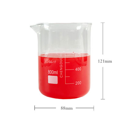 Glas-Mess-Labor-Becher 800 ml angepasst