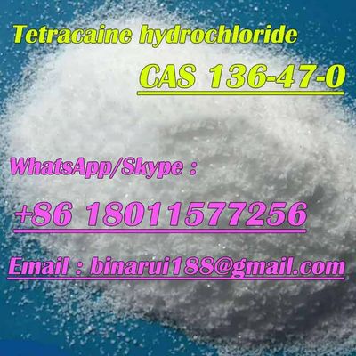 Tetracainhydrochlorid CAS 136-47-0 Tetracain HCl BMK/PMK