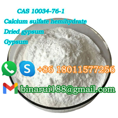 CAS 10034-76-1 Kalziumsulfat Hämihydrat Chemikalien Rohstoff Weiße Farbe