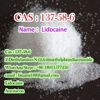 CAS 137-58-6 Maricain / Gravocain Pharmazeutische Rohstoffe China Lieferant